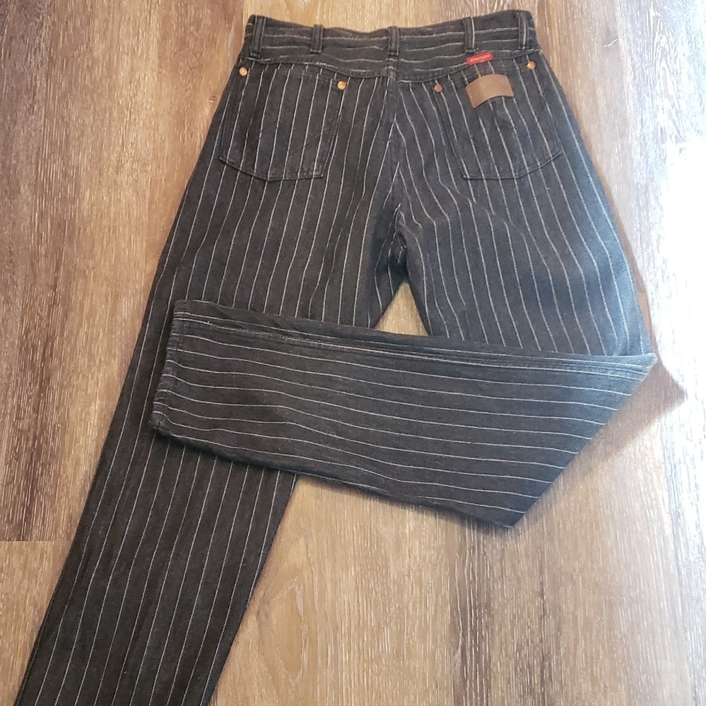 Vintage Wrangler High Waisted Stripped Jean's 13